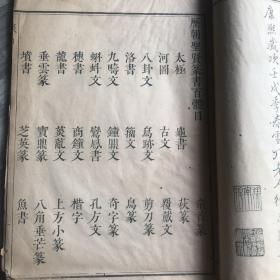 康熙本【历朝圣贤篆書百体千文】精美2053