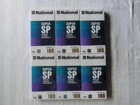 【录像带】松下National SUPER SP 180（6盒）全新未拆封