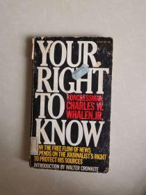YOUR RIGHT TO KNOW