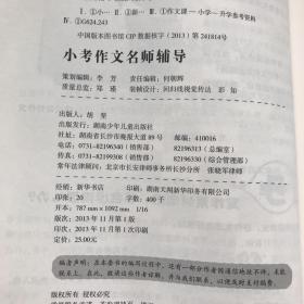 小考作文名师辅导