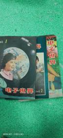 电子世界1979-1980年合订本（共12期全）（本书年代较长，书内可能会有轻微磨损轻微水印，不碍事）