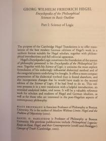 Georg Wilhelm Friedrich Hegel: Encyclopedia of the Philosophical Sciences in Basic Outline （进口原版，国内现货，实拍书影）