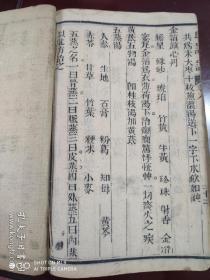 清代线装大开本《血证论》存6、7、8卷二册全