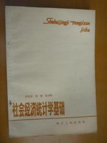社會(huì)經(jīng)濟(jì)統(tǒng)計(jì)學(xué)基礎(chǔ)