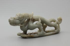 唐代  和田玉踏云龙