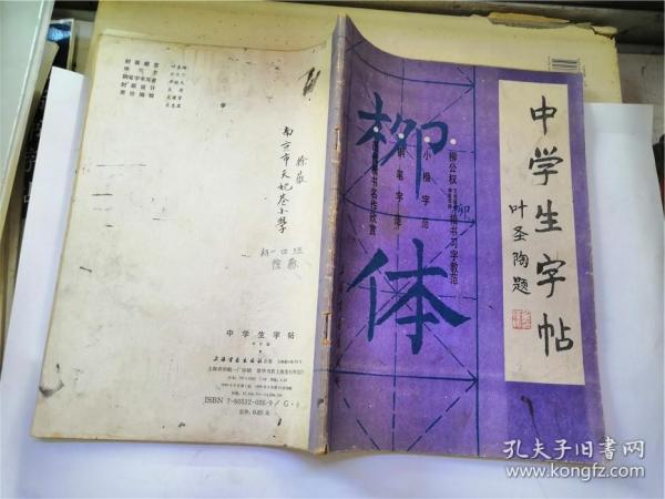 中学生字帖 （柳公权《玄秘塔碑.神策军碑》楷书习字教范、小楷字范、钢笔字范、历代楷书名作欣赏）