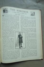 【补图】1909年IMMORTAL OPERAS OF GILBERT & SULLIVAN- Savoy Operas 《吉尔伯特和苏利文的不朽的歌剧》（萨伏伊歌剧全集）珍贵初版本 超大开本4巨册 全五线谱插图本 配补精美插图