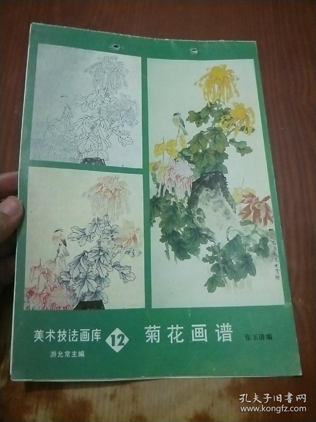 美术技法画库 12 菊花画谱