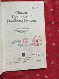 Chaotic Dynamics of Nonlinear Systems  非线性系统的混沌动力学