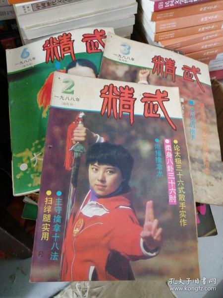 精武杂志，一九八八年双月刊，2，3，6合信