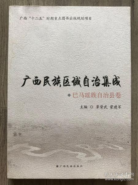 巴马瑶族自治县卷（广西“十二五”时期重点图书出版规划项目）