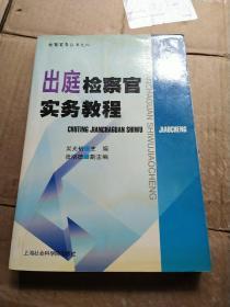 出庭检察官实务教程