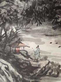 胡文轩     尺寸    68/68   托片
笔名一轩，大轩子，1952年生于青岛，现居北京。
中国民主建国会会员
中国美术家协会会员
民建中央画院院士
齐鲁宾虹山水画研究会会长
青岛大岳书画院院长
青岛大学MBA教育中心导师
青岛当代书画作品价格鉴定中心鉴定专家
胡文轩先生早年毕业于山东艺术学院，2005年考入中国艺术研究院研究生院，贾又福山水画工作室首届硕士研究生班。《胡文轩山水画集》。