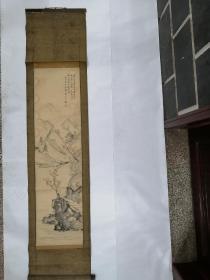 王宸原装老裱立轴，包老包手绘。