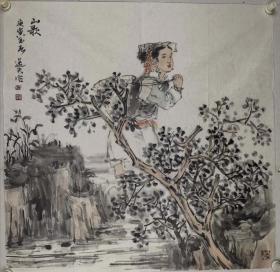 骆晓萌      尺寸  68/68   软件
1960年生于北京，字逸夫，。现为中国美术家协会会员。1987年毕业于首都师范大学美术学院国画专业，曾先后就师于师从刘大为、杜滋龄、王迎春、谢志高、李延声、助理导师任惠中、于文江。
1987年毕业于首都师范大学美术学院国画专业，曾先后就师于师从刘大为、杜滋龄、王迎春、谢志高、李延声、助理导师任惠中、于文江。