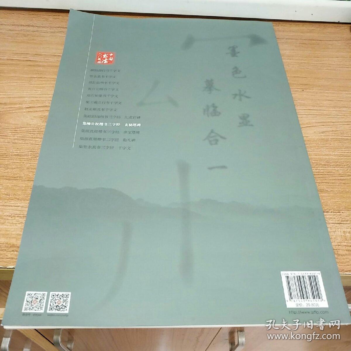 中国书法入门教程 集柳公权楷书三字经：玄秘塔碑