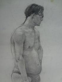 名家素描《男人体》—【低价拍售完为止】素描作品