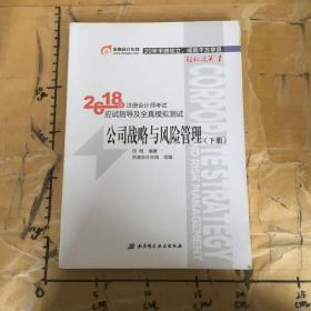 注册会计师2018教材东奥轻松过关1应试指导及全真模拟测试 公司战略与风险管理 上下册