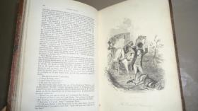1851年 SAMUEL LOVER - HANDY ANDY: A TALE OF IRISH LIFE 《快手安迪：爱尔兰风俗画卷》极珍贵初版本 3/4小牛犊皮精装 绝美原品钢版画