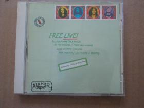 Free ‎– Free Live  摇滚现场 蓝调 硬核 经典 开封CD