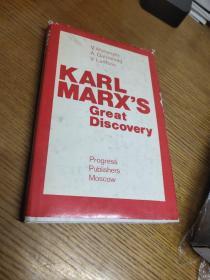 KARL MARX`S GREAT DISCOVERY【好像是作者签赠本】卡尔·马克思的伟大发现