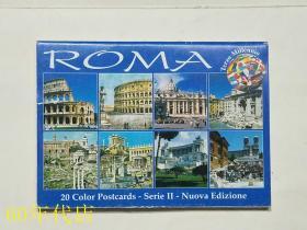 罗马旅游信片ROMA（明信片20张）