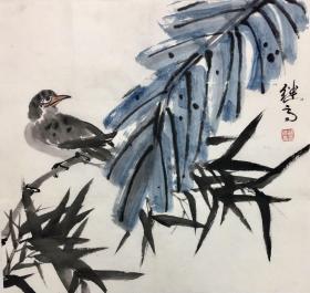 胡继高：花鸟(保真)