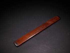 旧藏 老竹雕 “竹纹”裁纸刀