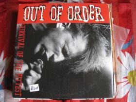 OUT OF ORDER   LP   M原版12拆黑胶拆封