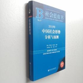 社会蓝皮书：2019年中国社会形势分析与预测