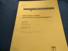 信息光学与光子学技术Information Opticsand Photonics Technologiesll