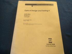 Optical Design and Testing ll