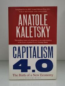 《资本主义4.0 ：一种新经济的诞生》    Capitalism 4.0：The Birth of a New Economy in the Aftermath of Crisis by Anatole Kaletsky （经济学）英文原版书