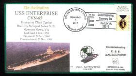 Aircraft Carrier USS ENTERPRISE CVN-65 DECOMMISSIONING Everett Naval Cover