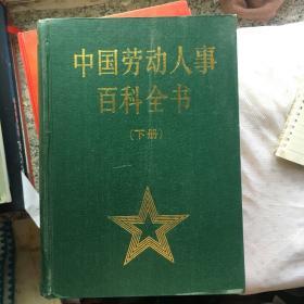 中国劳动人事百科全书下