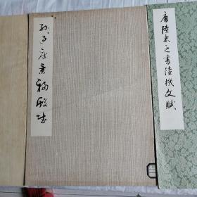 孙过庭景福殿赋 唐陆柬之书陆机文斌 唐怀素草书食鱼贴