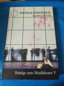 DEUTSCHE OPER BERLIN Spielzeit1985/86