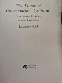 The Future of Environmental Criticism