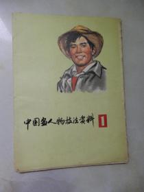 中国画人物技法资料：1 （全24张16开）