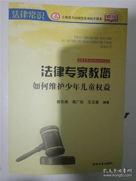 法律专家为民说法系列丛书：法律专家教您如何维护少年儿童权益