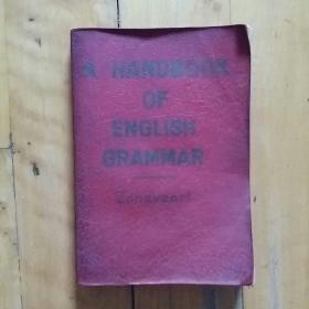 A  HANDBOOK  OF ENGLISH  GRAMMAR   /  Zandvoort 英语语法手册     前数页右上角有损，如图。