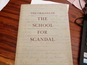 The origins of the School for Scandal "The Slanderers" "Sir Peter Teazle"