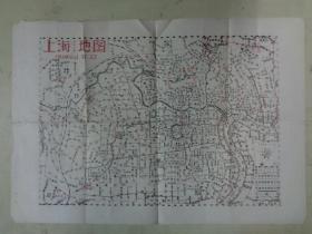 1958年上海详细交通地图（嘉定县上海县宝山县合并）【套色油印版】