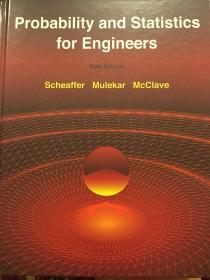 Probability and Statistics for Engineers（Fifth Edition）