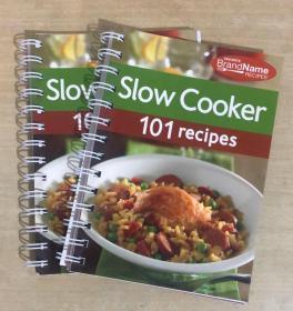 SLOW COOKER 101 RECIPES慢炖锅101食谱 烹饪制作 英文美食菜谱 【软精装本 144页】