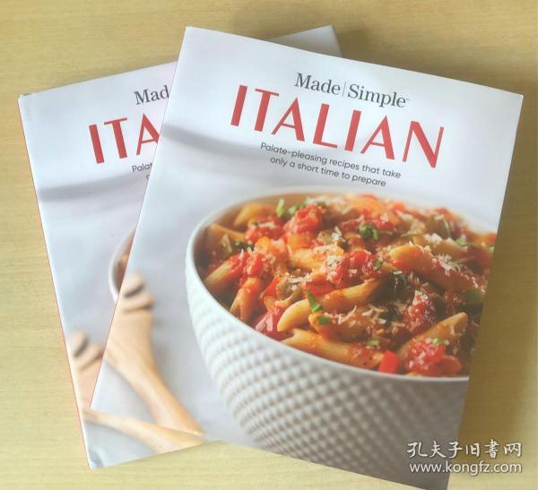 made simple ITALIAN 意大利食谱 西餐烹饪技巧方法 英文美食菜谱【精装本 192页】