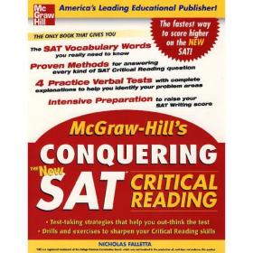 (Kaplan新编SAT阅读指南)  McGraw-Hill's Conquering the New SAT Critical Reading