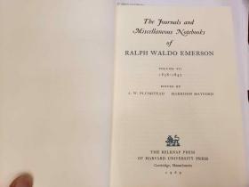 The Journals and Miscellaneous Notebooks of Ralph Waldo Emerson