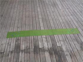 清代刺绣花蝶福寿纹长丝巾