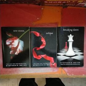 The Twilight Saga ：Breaking Dawn、New Moon、 Eclipse （3册合售）